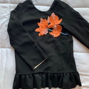 Marni structured top floral detail (FR 38, US 4)